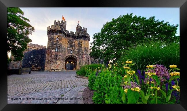 Lancaster Castle Summer Framed Print by Michele Davis