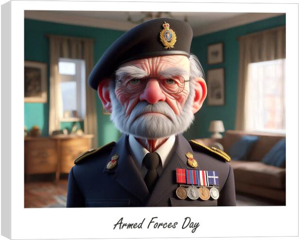 Armed Forces Day Royal Navy Canvas Print by Steve Smith