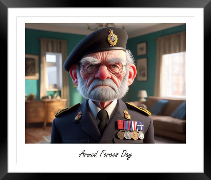 Armed Forces Day Royal Navy Framed Mounted Print by Steve Smith