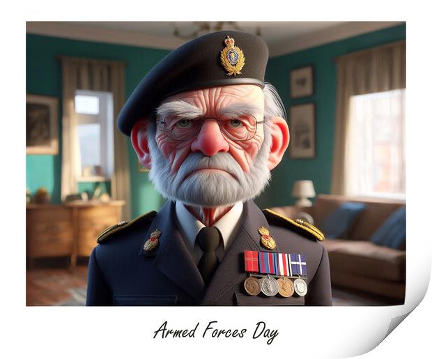 Armed Forces Day Royal Navy Print by Steve Smith