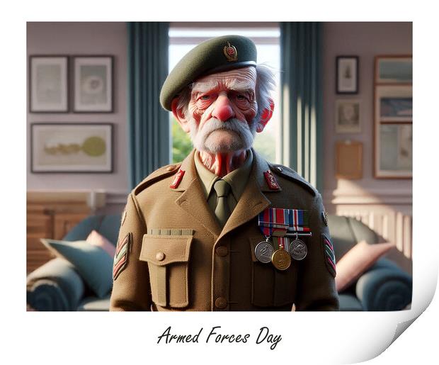 Armed Forces Day The Army Print by Steve Smith