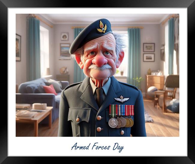 Armed Forces Day Royal Air Force Framed Print by Steve Smith