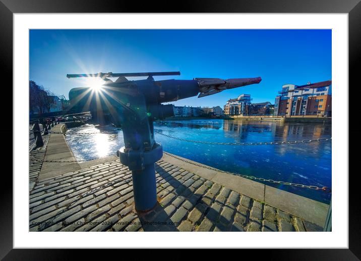 The Shore Leith  Framed Mounted Print by Alison Chambers