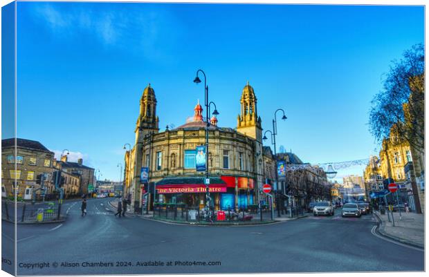 Victoria Theatre Halifax  Canvas Print by Alison Chambers