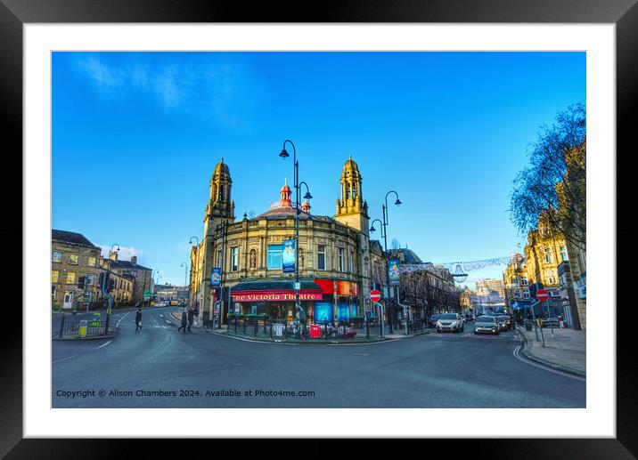 Victoria Theatre Halifax  Framed Mounted Print by Alison Chambers