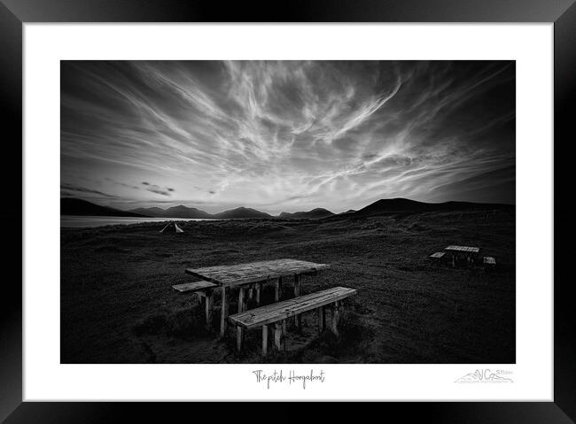Noctilucent Sky Harris Landscape Framed Print by JC studios LRPS ARPS