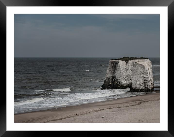 Botany Bay Cliff Broadstairs kent Framed Mounted Print by Kate Lake