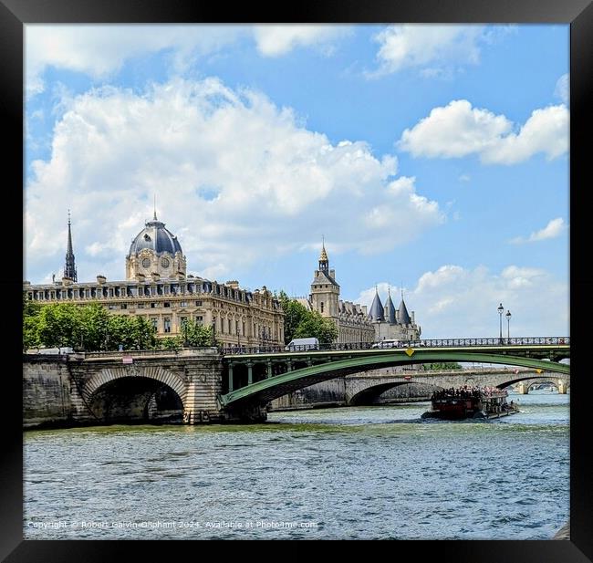 Conciergerie Paris, Alexander III Bridge, Classic  Framed Print by Robert Galvin-Oliphant