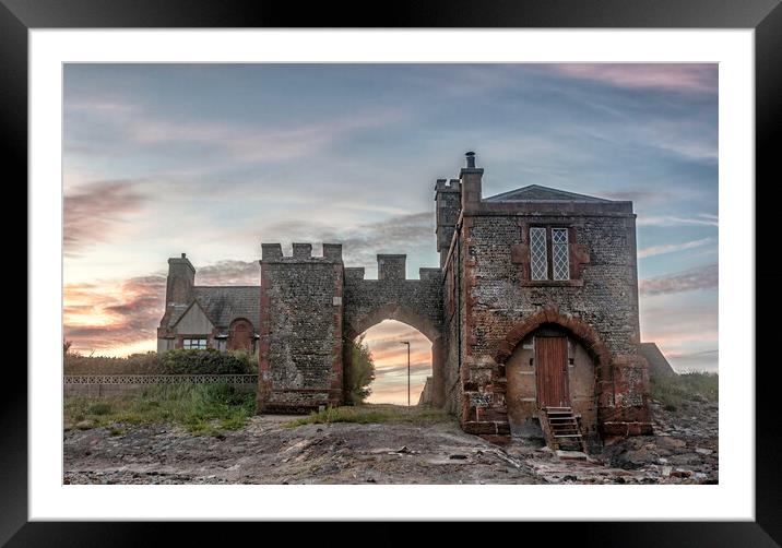 Roa Island Watchtower at Sunrise Framed Mounted Print by James Marsden