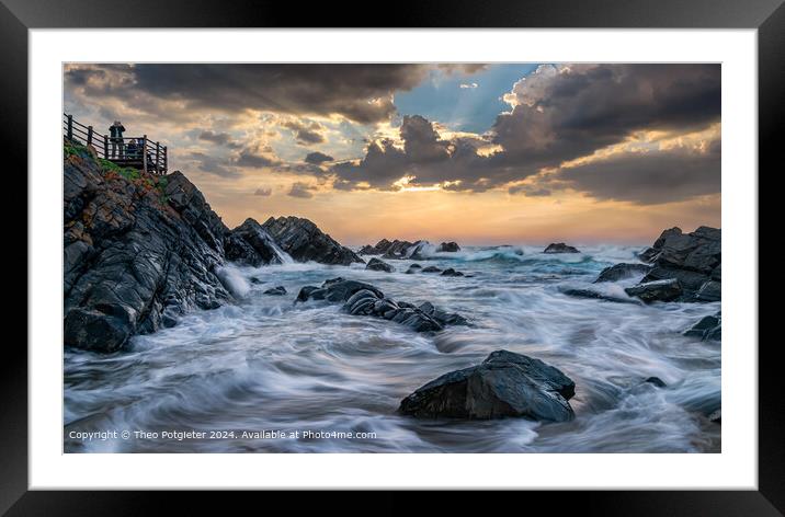 Calm after the storm Framed Mounted Print by Theo Potgieter