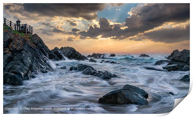 Calm after the storm Print by Theo Potgieter