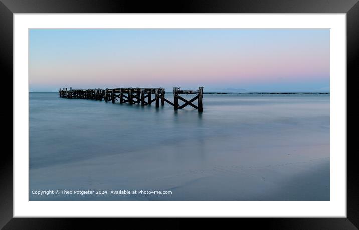 The old Jetty, Strand South Africa Framed Mounted Print by Theo Potgieter