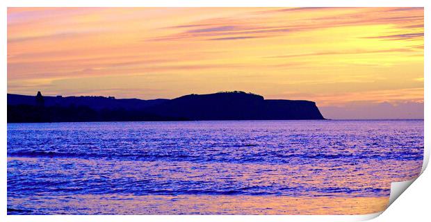Heads of Ayr Sunset Landscape Print by Allan Durward Photography