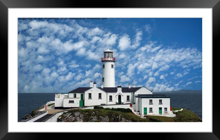 Fanad Lighthouse  Framed Mounted Print by Tom McPherson