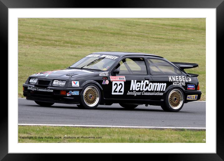 Rs500 Ford Sierra Cosworth Framed Mounted Print by Ray Putley
