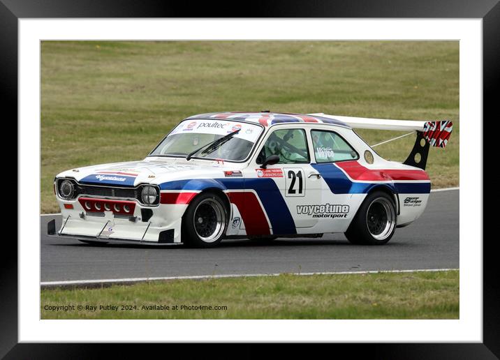 Ford Escort Mk1 Racing Framed Mounted Print by Ray Putley