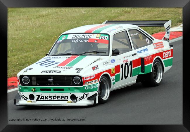 Ford Escort MK2 Racing Framed Print by Ray Putley