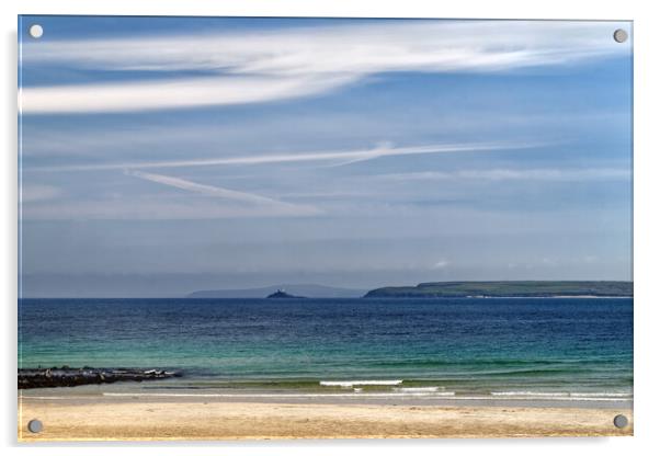 St Ives Beach Acrylic by Darren Galpin
