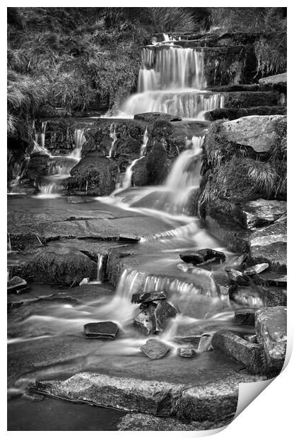 Nether North Grain Waterfalls  Print by Darren Galpin
