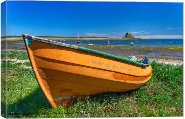 Lindisfarne  Canvas Print by Alison Chambers