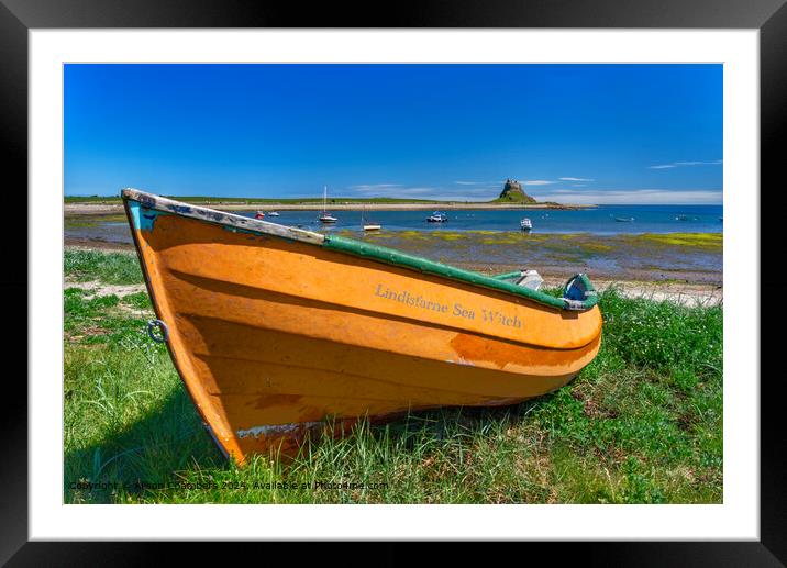 Lindisfarne  Framed Mounted Print by Alison Chambers