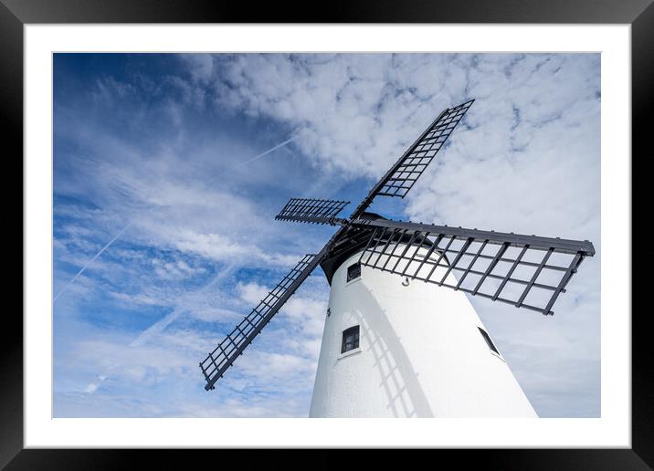 Lytham Windmill Framed Mounted Print by Jason Wells