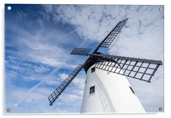 Lytham Windmill Acrylic by Jason Wells