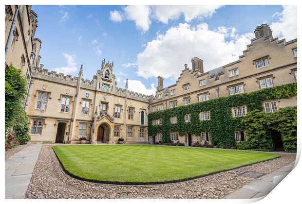 Sidney Sussex College Chapel Print by Jason Wells