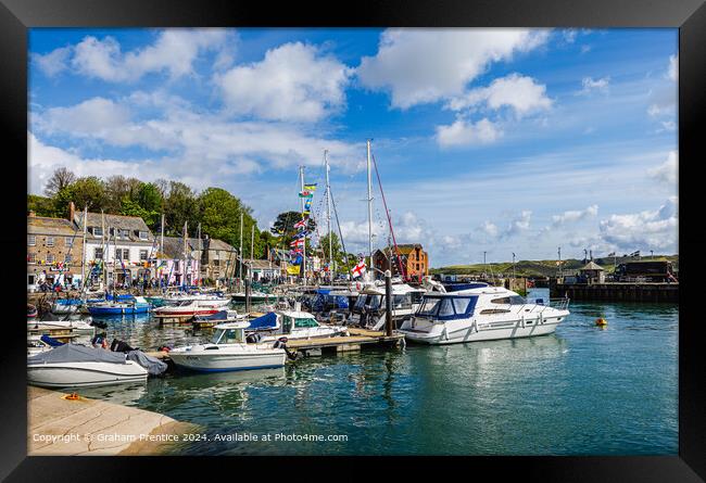 Padstow Harbour Framed Print by Graham Prentice