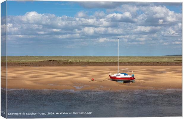 Wells-next-the-Sea Seascape Canvas Print by Stephen Young