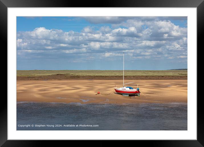 Wells-next-the-Sea Seascape Framed Mounted Print by Stephen Young