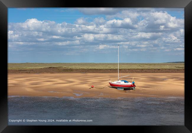 Wells-next-the-Sea Seascape Framed Print by Stephen Young