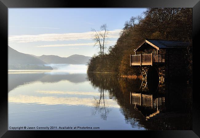 Ullswater Boathouse Framed Print by Jason Connolly