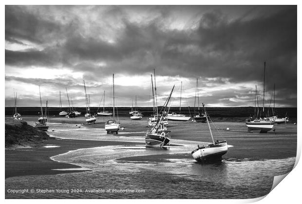 Wells-next-the-Sea Tidal Rest Print by Stephen Young