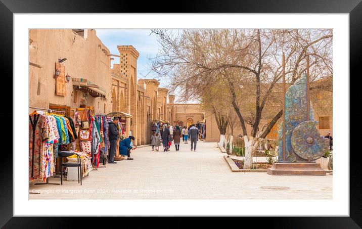 Khiva Cityscape Colour Framed Mounted Print by Margaret Ryan