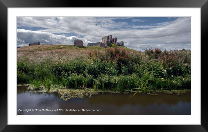 Duffus Castle Ruins  Framed Mounted Print by Tom McPherson