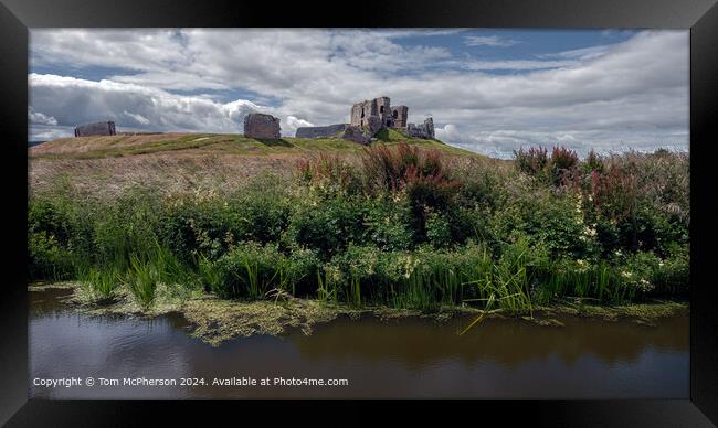 Duffus Castle Ruins  Framed Print by Tom McPherson