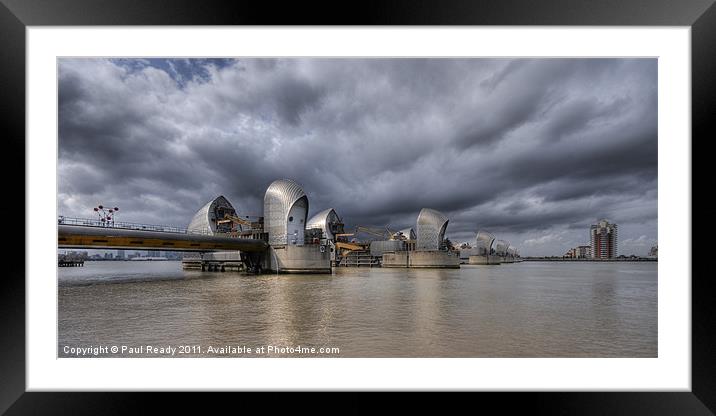 Streching Across the Thames Framed Mounted Print by Paul Ready