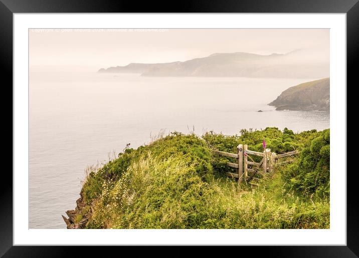 Strumble Head  Framed Mounted Print by geoff shoults