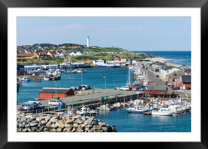 Hirtshals Port, Denmark Framed Mounted Print by Keith Douglas