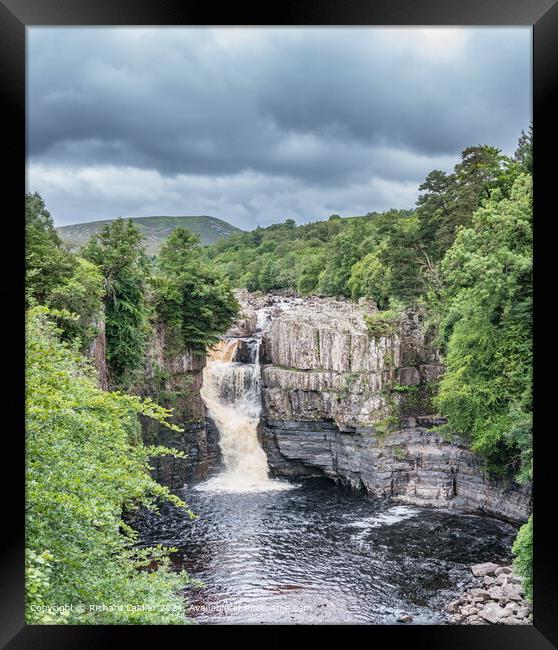 High Force Waterfall, Upper Teesdale Framed Print by Richard Laidler