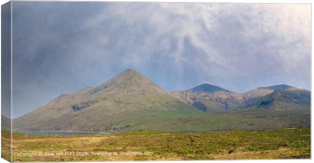 Moody Scottish Highland Landscape GLENCOE  Canvas Print by dale rys (LP)