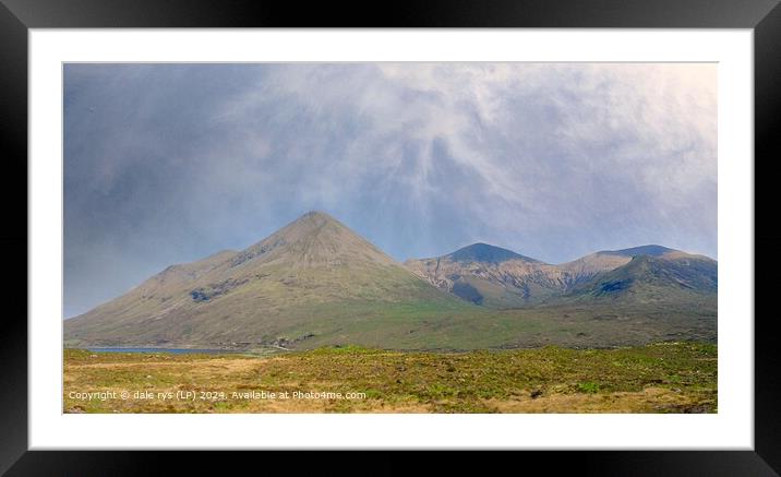 Moody Scottish Highland Landscape GLENCOE  Framed Mounted Print by dale rys (LP)