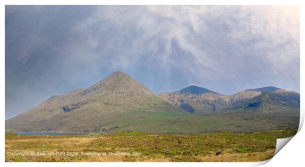 Moody Scottish Highland Landscape GLENCOE  Print by dale rys (LP)