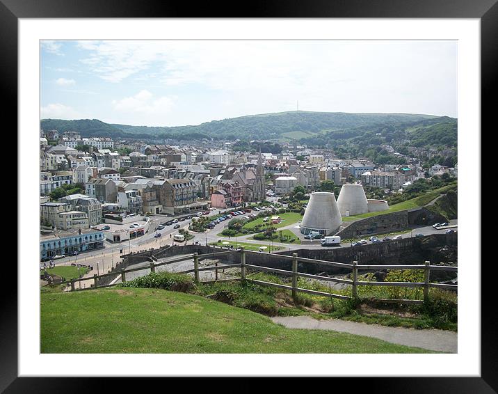 Ilfracombe Town Framed Mounted Print by Jake Canada