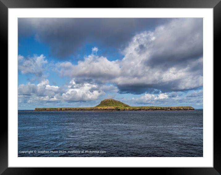 Sombrero Island, Scottish Isles Framed Mounted Print by Stephen Munn