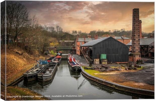 The boatyard Canvas Print by Ironbridge Images