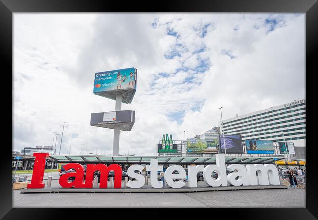 I amsterdam sign Framed Print by Jason Wells