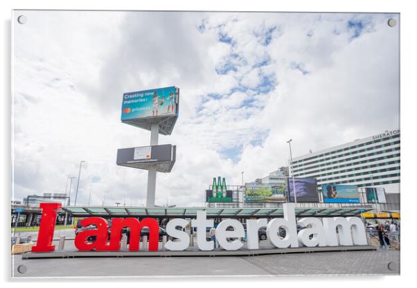 I amsterdam sign Acrylic by Jason Wells