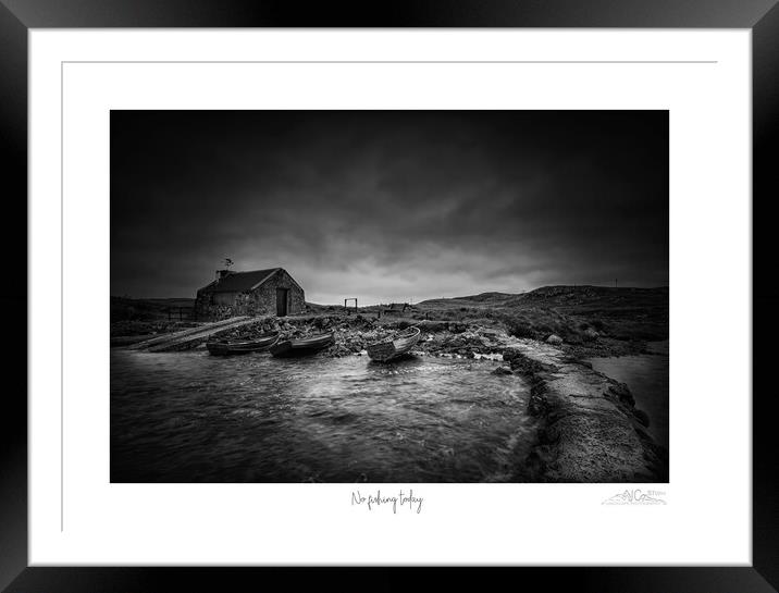 Srid na Loch Black and White Landscape Framed Mounted Print by JC studios LRPS ARPS